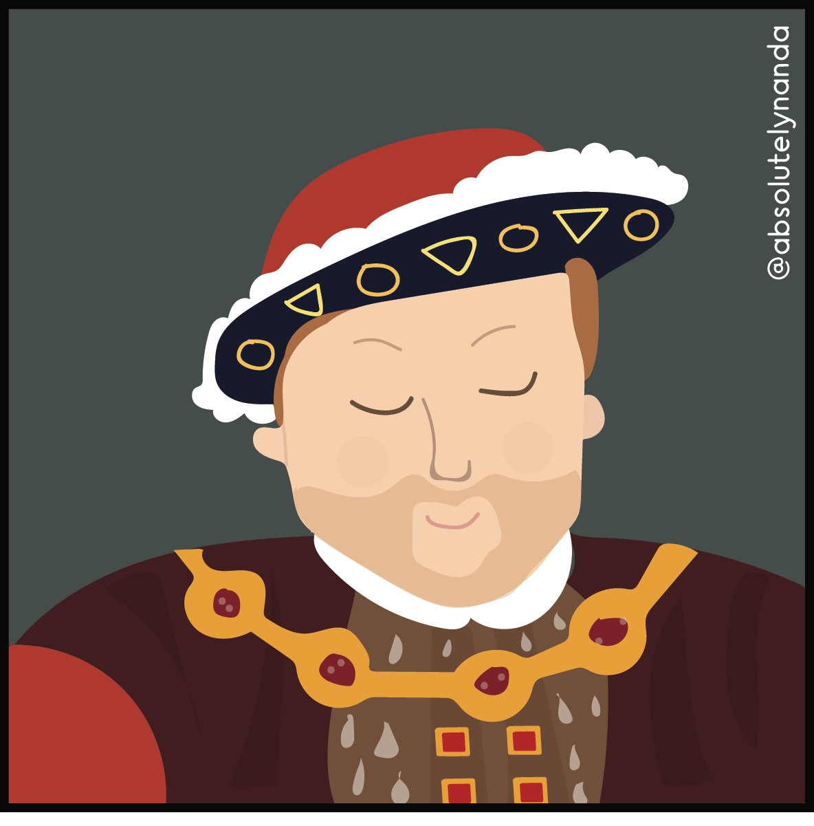 King Henry VIII Illustration for Kids and Teachers - Etsy