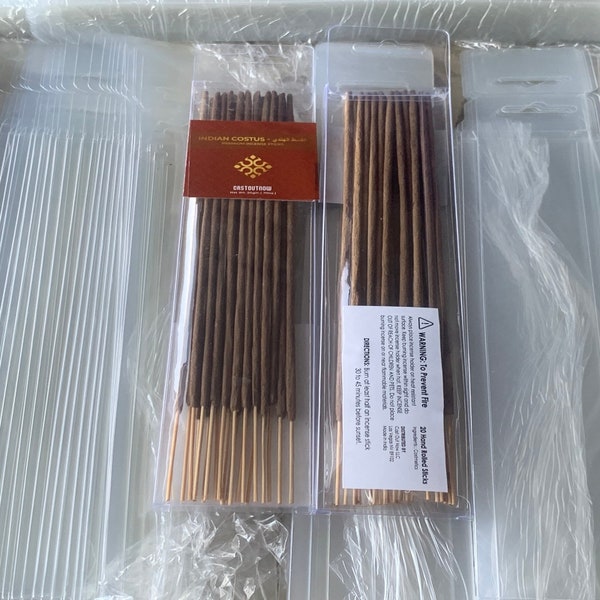 Incense Box, Incense Packaging, Incense Stick Case 100 Per Pack, Including hang tab with sombrero hole