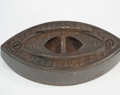 Vintage Iron, Cast Iron Base, Antique Sewing, Enterprise Mfg., Co., Philadelphia, PA, Country Decor, No 50, 4 lbs, Made in USA, Free Ship
