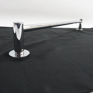Chrome Towel Bar, Chrome Towel Holder, Bathroom Fixture, Valsan Chrome Porto Towel Holder, Floor Sample, Lot 106 Free USA Ship