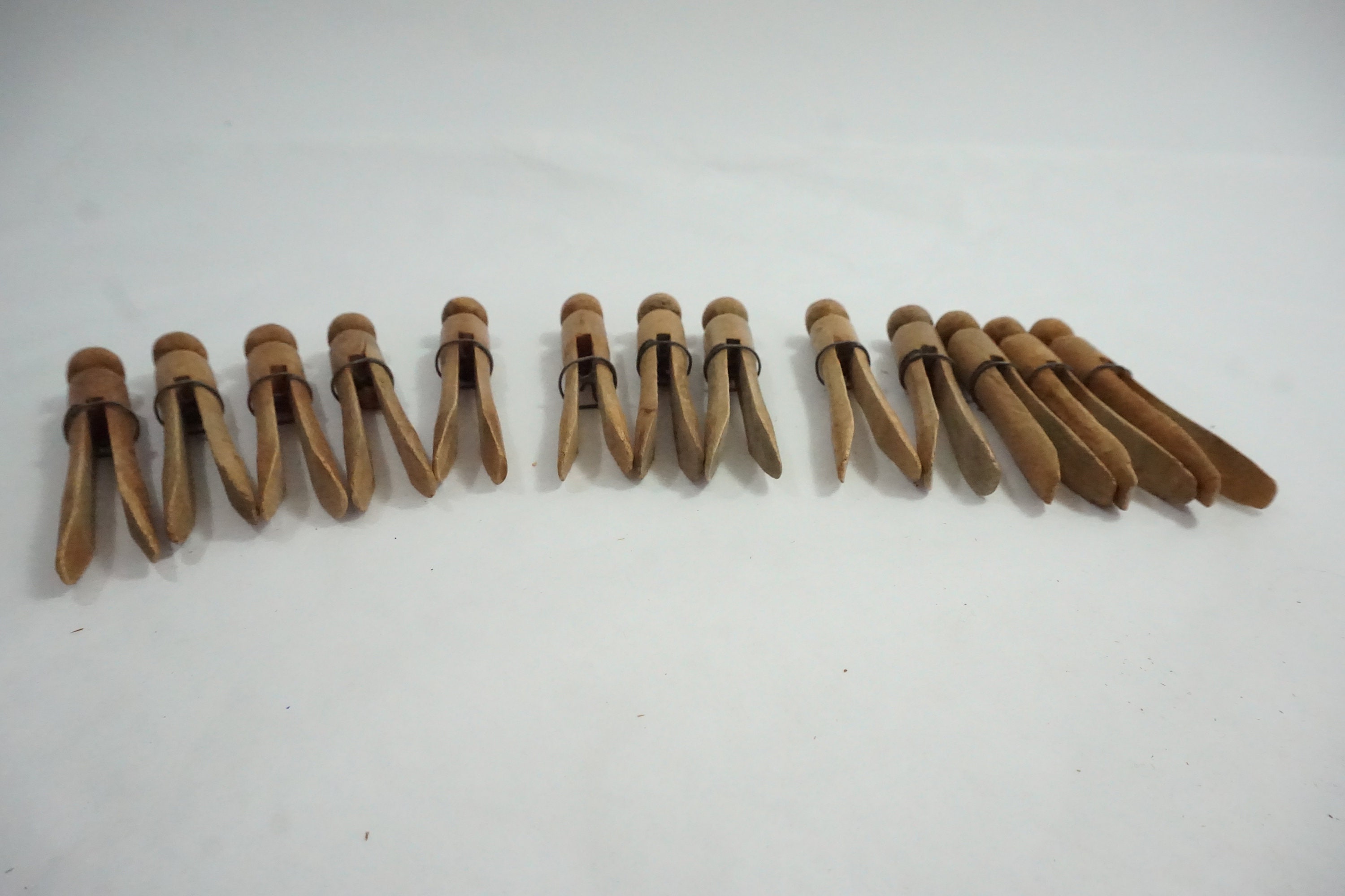 Pines de ropa de madera 13 pines de ropa de madera natural | Etsy