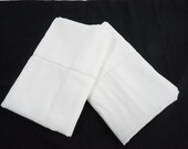 Sferra Cotton Pillowcases, King Size Pillowcases, King Bedding, Egyptian Cotton Bedding, NOS, Never Used, 2 King Pillowcases, Free USA Ship