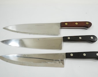 Cuchillos de chef, cubiertos, cuchillos de cocina, herramientas de restaurante, cuchillos para pelar, herramientas de carnicero vintage, molinillo Columbia 391S, RB667. Envío gratuito a EE. UU.