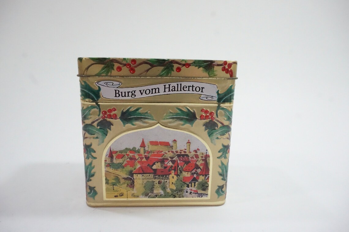 Henry Lambertz Tin Empty European Cookie Tin Biscuit Tin Etsy