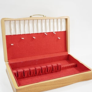 Flatware Chest, Silverware Box, Storage Cutlery Case, Silver Organizer 1950&#39;s-1960s Silverplate Storage Box, Cond Issues Free USA Ship