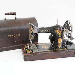 最終価格　縫うためのアンティークミシン　シンガー　スフィンクス　整備済み　絶好調 Singer sphinx sewing machine - Etsy 日本