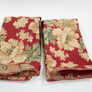 Fundas de almohada Chaps Home, 2 fundas de almohada tamaño estándar, fundas de almohada de algodón con estampado floral Elizabeth, ropa de cama Chaps vintage, fundas de almohada de algodón, envío gratuito a EE. UU.