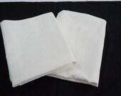 Sferra Cotton Pillowcases, 2 King Size Pillowcases, Portugal Made, King White Bedding, Sferra Bedding, NOS, Never Used, Free USA Ship