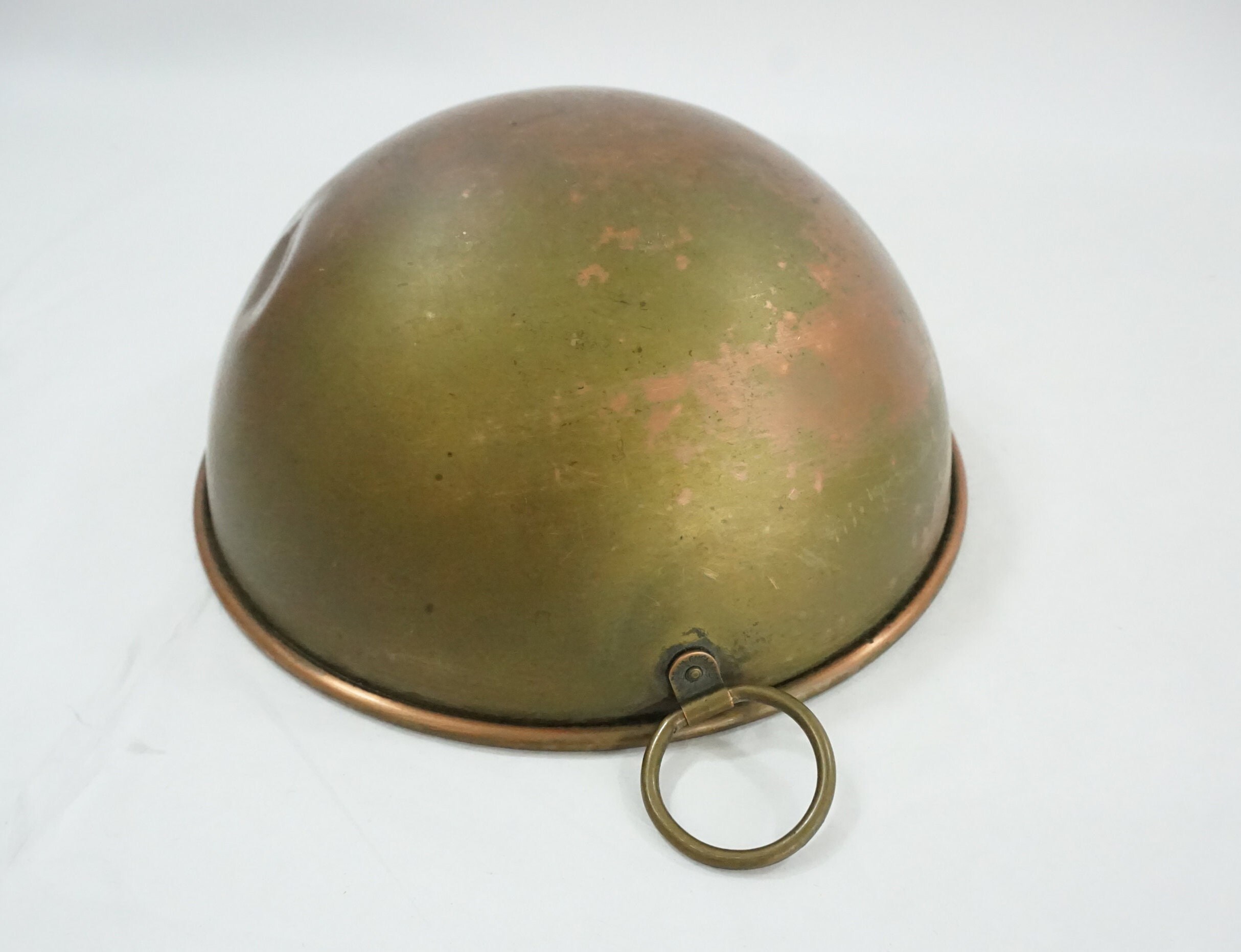 Copper Bowl Made in England Round Mixing Double Boiler Bowl Etsy