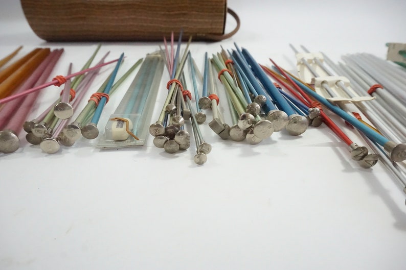Crochet Hooks Plastic Wood Metal Knitting Needle LOT Free Ship Hero Boye Knitting Needles Big Lot of Vintage Bates