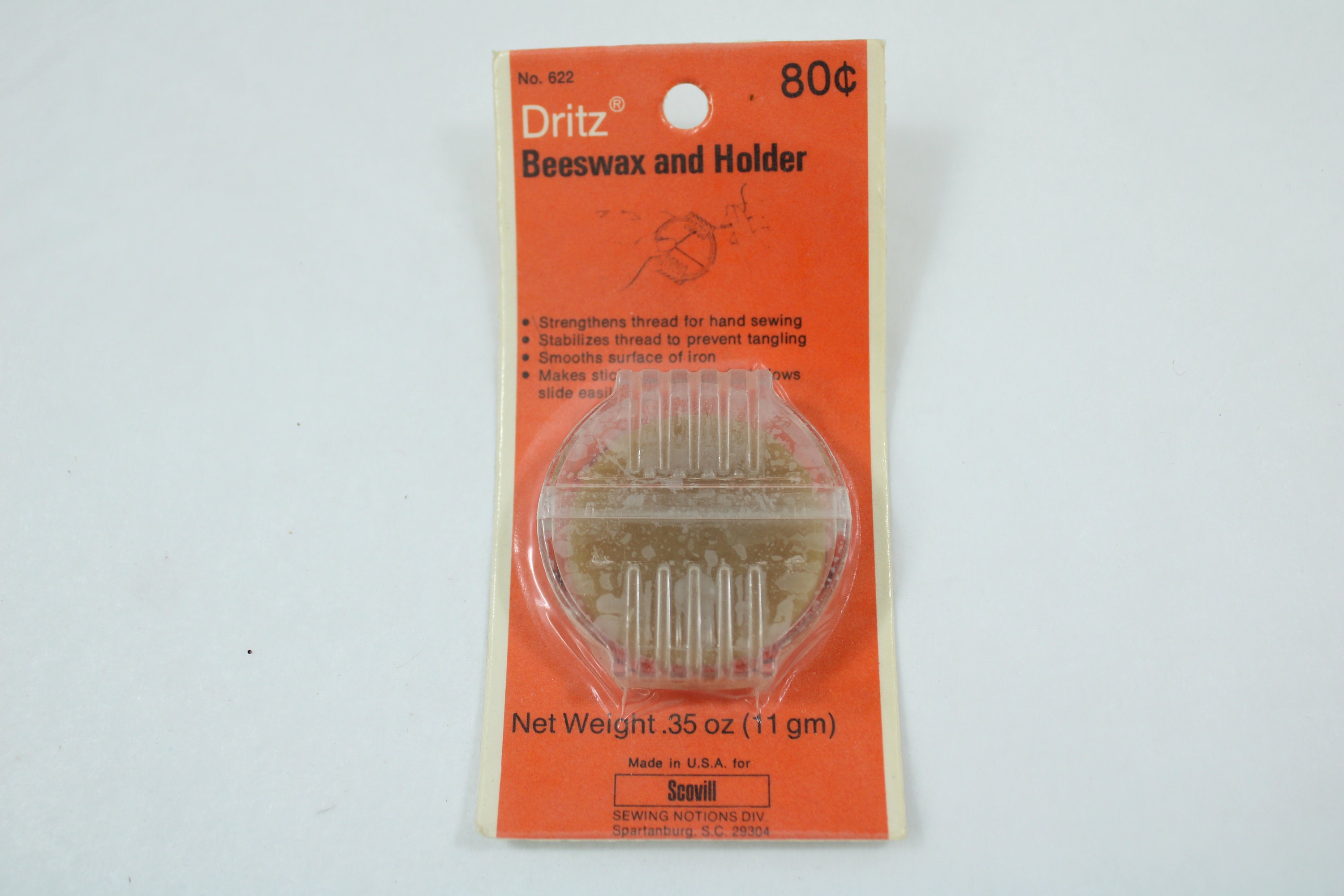 Dritz Beeswax with Holder - Beeswax - Sewing Supplies - Notions