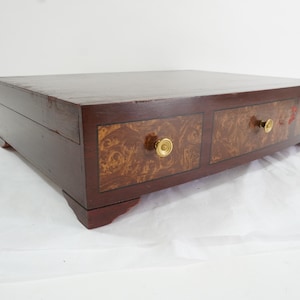 Flatware Chest, Silverware Box, Storage Cutlery Case, Silver Organizer, 1847 Rogers Bros Silverware Chest 1950s MCM Box, Free USA Ship
