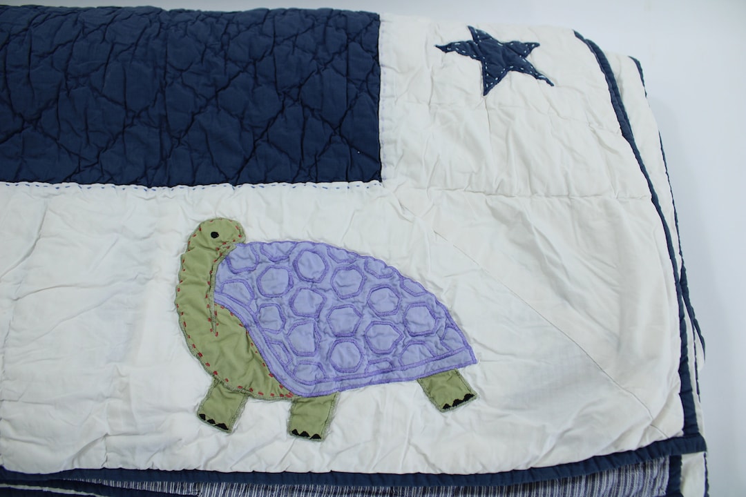 Vintage Quilt Twin Quilt Daybed Quilt Animals on Parade Etsy