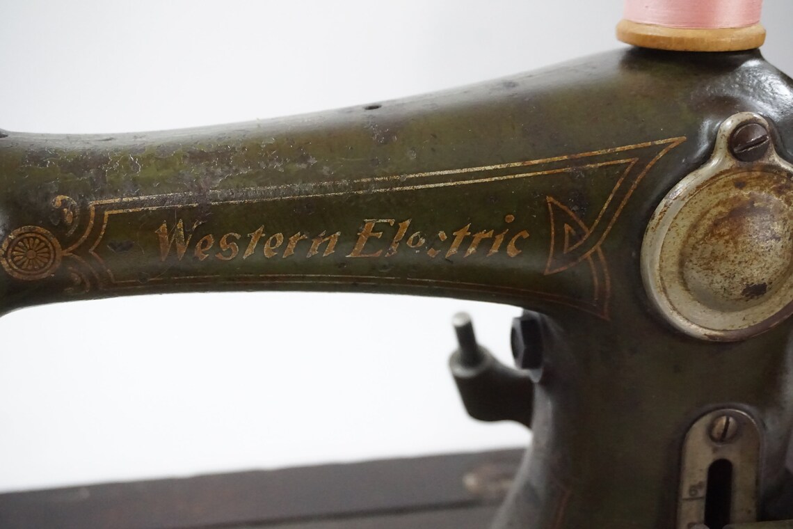 Western Electric Sewing Machine 1900s Antique Sewing Machine Etsy