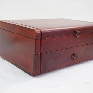 Flatware Chest, Silverware Box, Storage Cutlery Case, Gorham Silver, Vintage Dining Room Utensil Silver Chest Free USA Ship