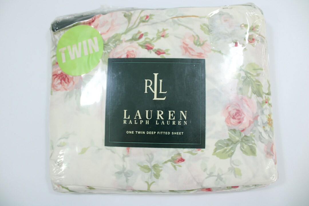 Ralph Lauren Twin Sheet, Faye Floral, Vintage Ralph Lauren Bedding