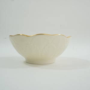 Lenox Bowl, Nut Dish, Condiment Dish, China, Dining Room Entertaining Dish, Serving Bowl, Off White Dish, 4 5/8&quot; Diam RB484, Free USA Ship