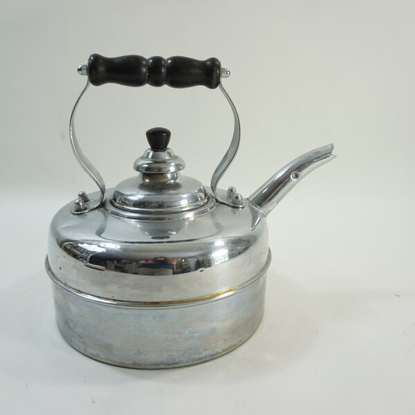 Simplex Kettle, Solid Copper Tea Kettle, Copper Kettle, Vintage Tea Pot, Made in England, 2 qt. Stove Kettle, Dings and Dents, Free Ship