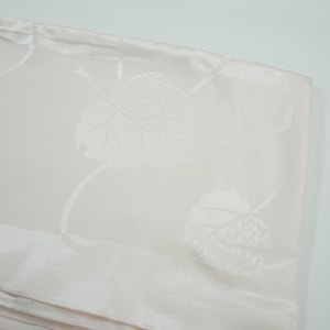 Soft Pink Tablecloth, Mid Century Dining Room Tablecloth, Entertaining, Shower, Wedding Summer Linens,  62&quot; x 132&quot;, Free USA Ship