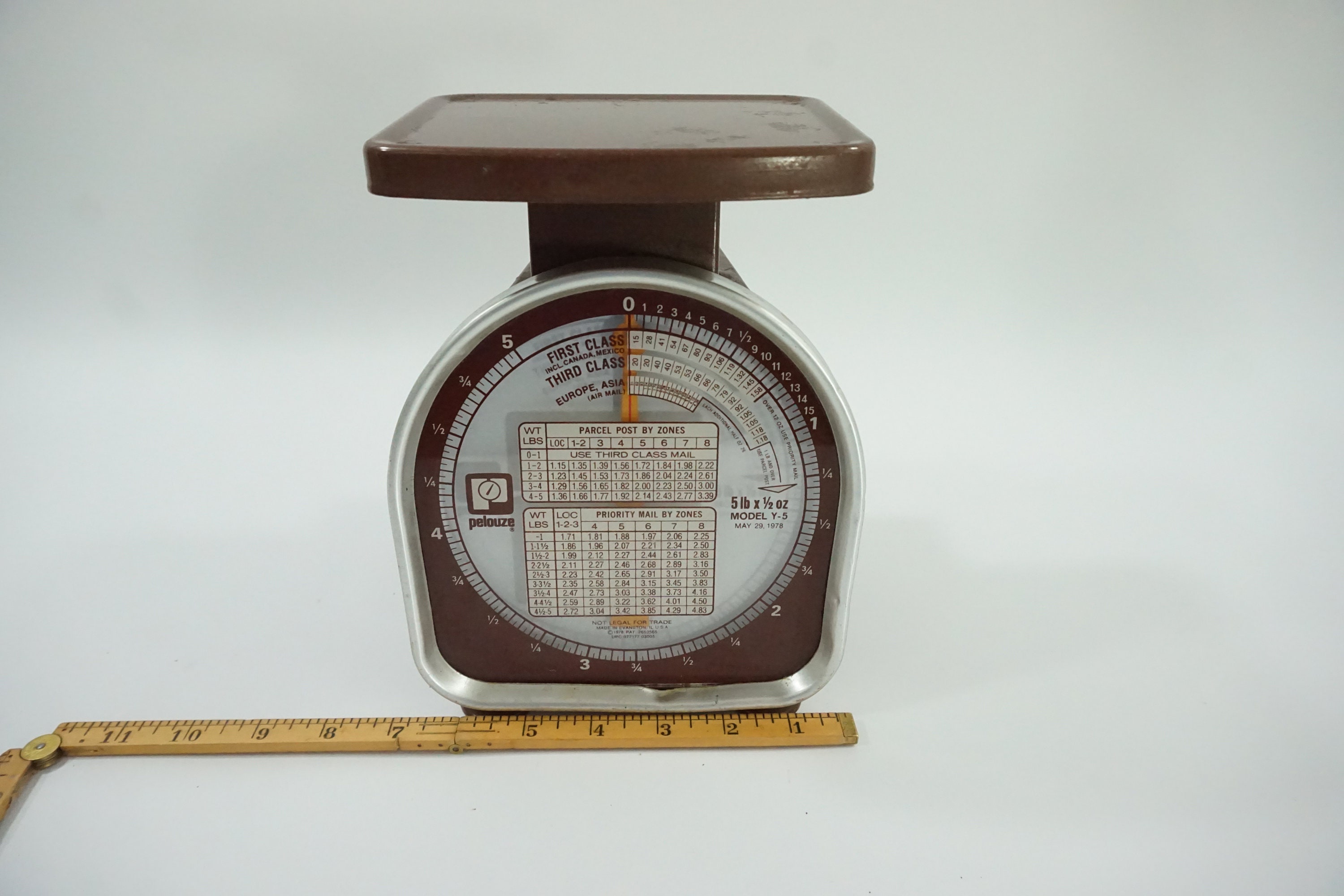 Pelouze Scale Postage Scale Old Fashion Weight Scale Etsy