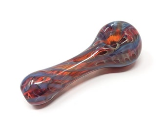 Glass Pipes, Old School 90s Style, Unique and Durable, Extra Heavy Wall Borosilicate Glass, Desert Stone Style Pipe For Smoking, Heady Pipe