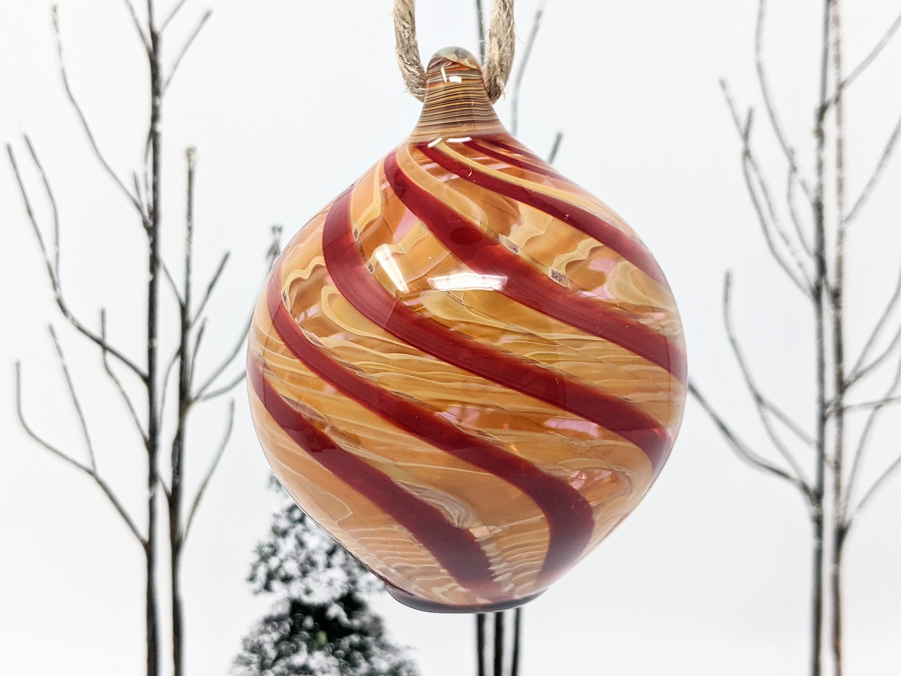 Hanging Glass Air Plant Holder Handblown Hollow Glass Air Etsy