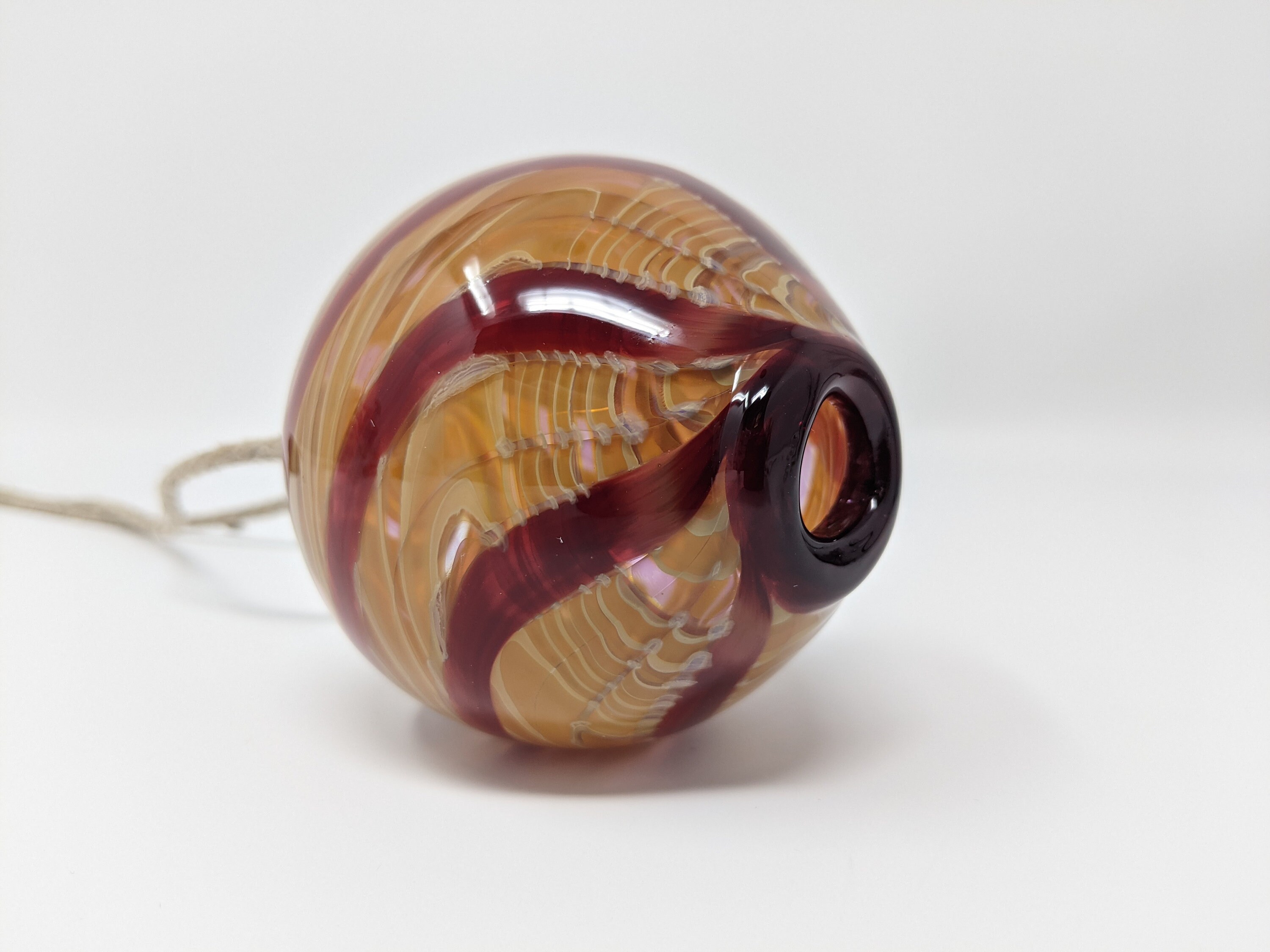 Hanging Glass Air Plant Holder Handblown Hollow Glass Air Etsy