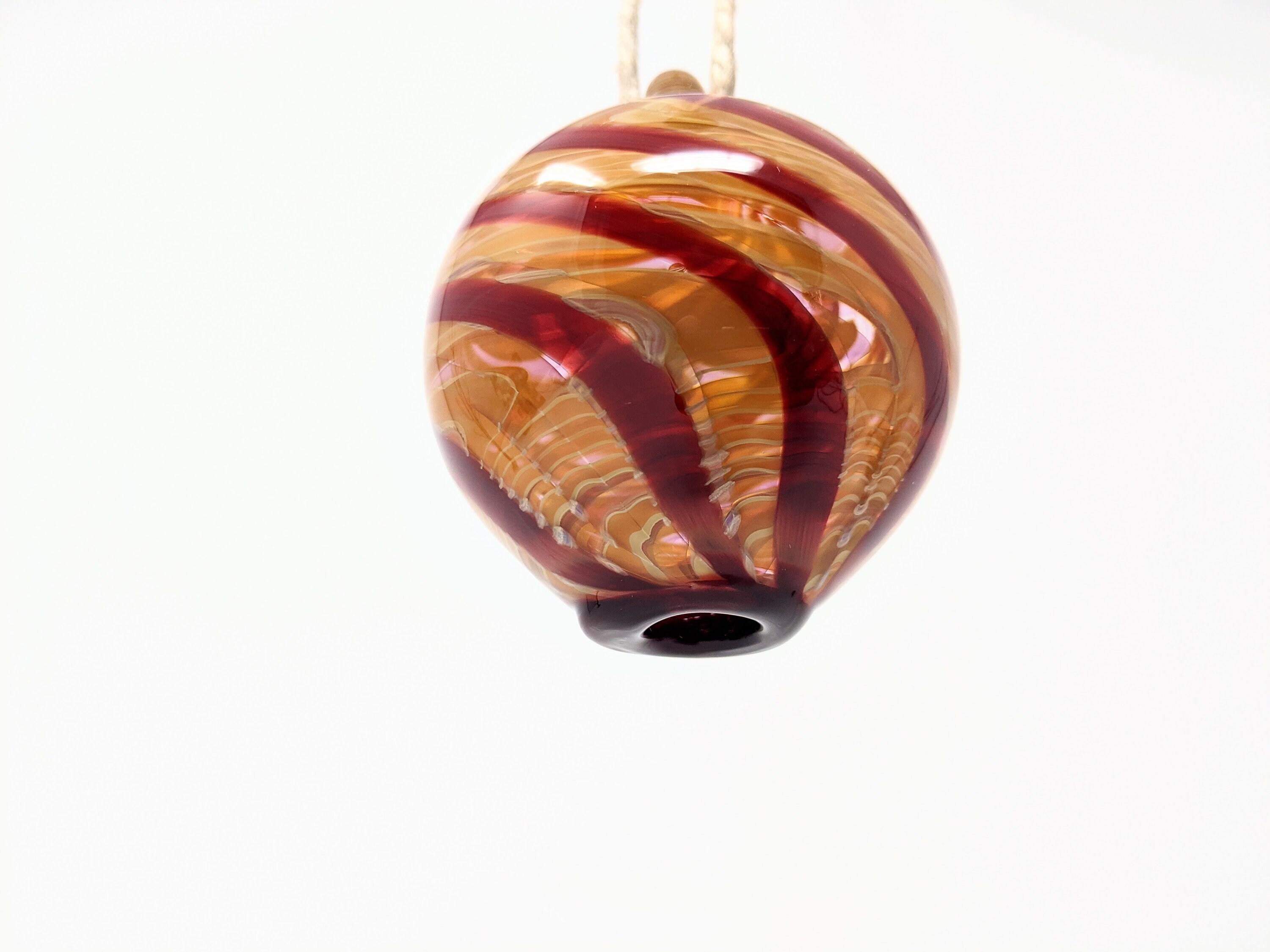 Hanging Glass Air Plant Holder Handblown Hollow Glass Air Etsy