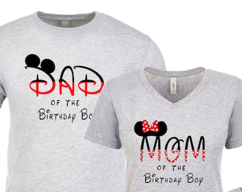 Disney Family Shirts - Personalized Birthday Disney World Matching Shirts - Adult, Youth & Infant