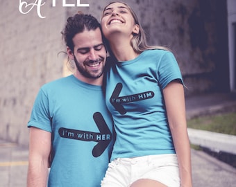 Couples Shirts, His And Hers Valentine's Day T-shirt Love Shirts Shirt Couple Valentine Cute Matching Gifts Wedding Gift, Anniversary VA-6
