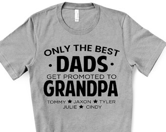 personalized gifts for grandpa Funny Grandpa T-Shirt Birthday , New Grandpa Outfit, Promoted To Gramps Shirt , Promoted Grandpa Shirt