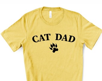 the cat Dad Funny  T-Shirt Birthday , New father Outfit, Promoted To Gramps Shirt , Promoted Grandpa Shirt