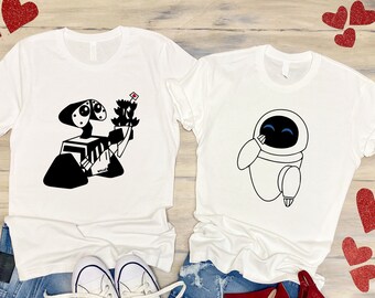 Wall E And Eve Love Etsy Wall E And Eve Love Etsy