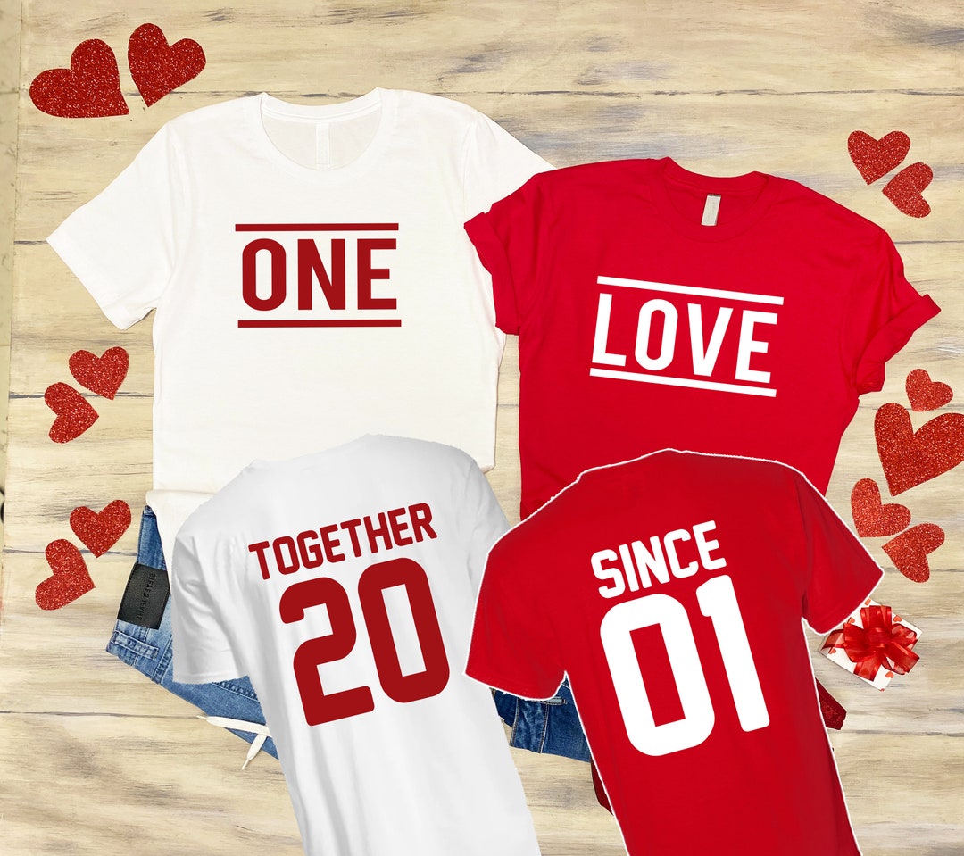 Matching Couple Together Since Shirts - Anniversary Shirts- Mr and Mrs ...