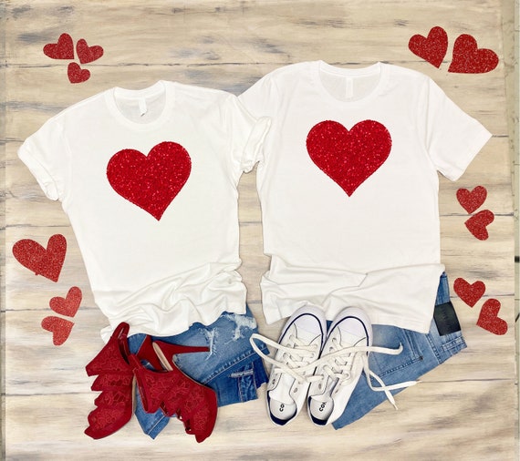 Valentines Day Shirt Heart Cute Valentines Day Shirt Tee - Etsy