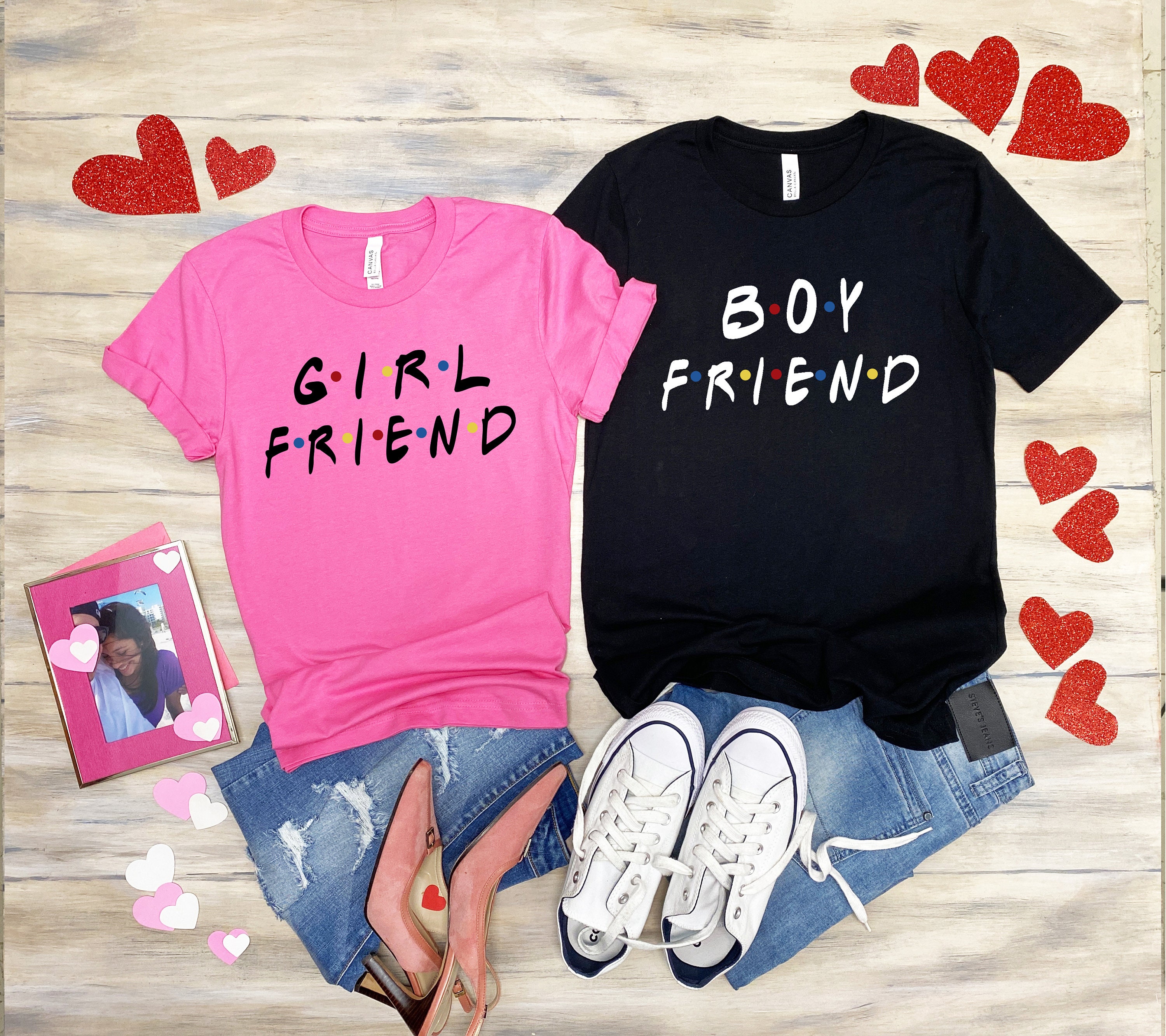 Boyfriend Girlfriend Couples Friends Shirts Matching Couples - Etsy