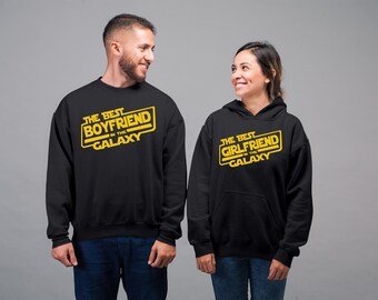 gift for Boyfriend and girlfriend  funny Christmas gifts Anniversary , Funny Matching Couple Hoodies and sweatshirt For Couples