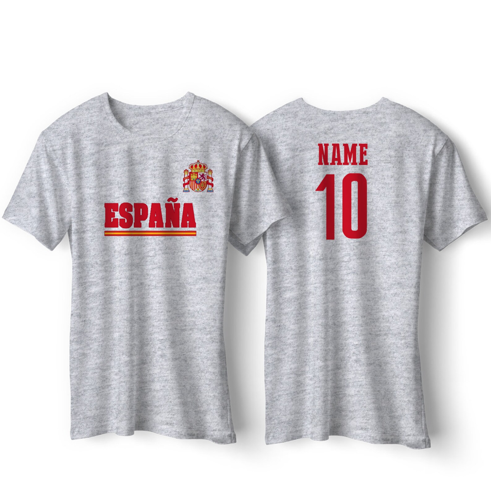 Spain National Team T Shirt Spain Soccer Flag Shirt All | Etsy