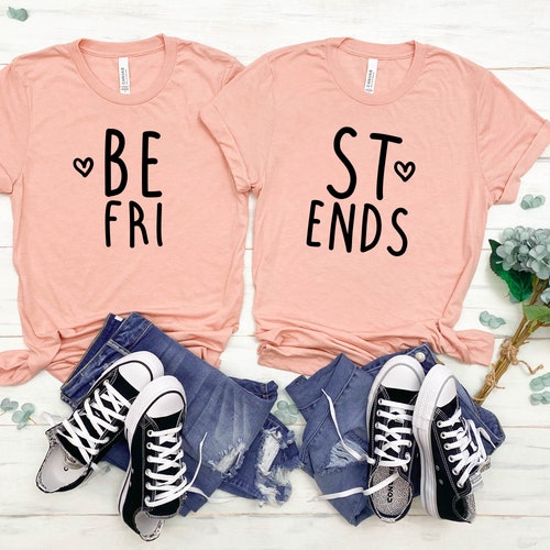Matching Best Friend Shirts Best Gifts for Friends Birthday Etsy