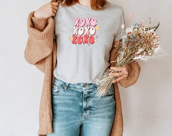 Lovely Retro Illustration T-Shirt, Perfect for Valentines Gift to a Girlfriend, Wife, Fiancee, Unisex tees