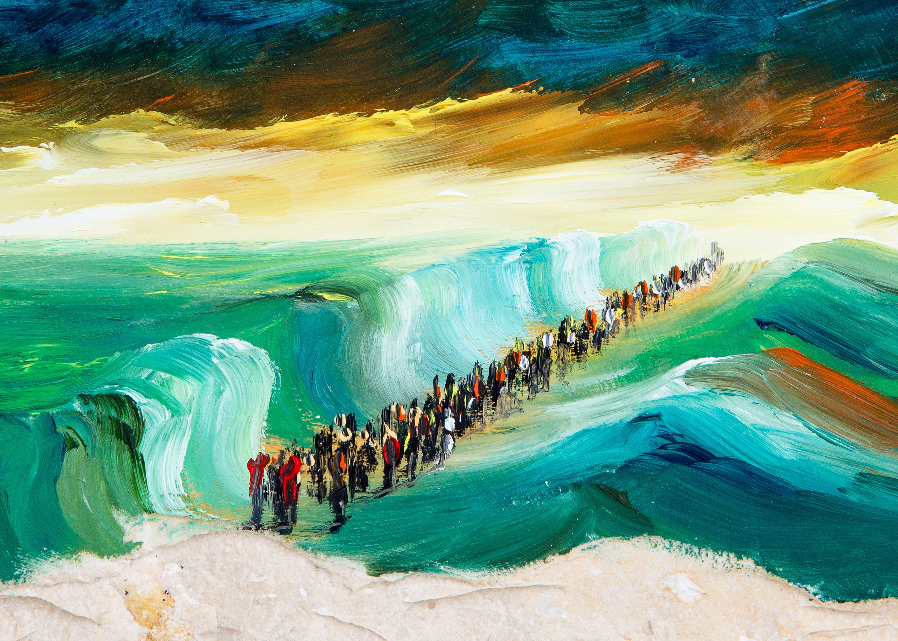 Religiuos wall art Christian painting Christian wall art Etsy