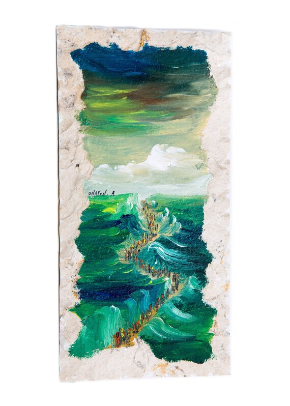 Art Mural Religieux Juif Décor à La Maison Lart Juif Made In Israel Art Mural Judaica Peinture De Jérusalem Juif Peinture Art Judaica - 