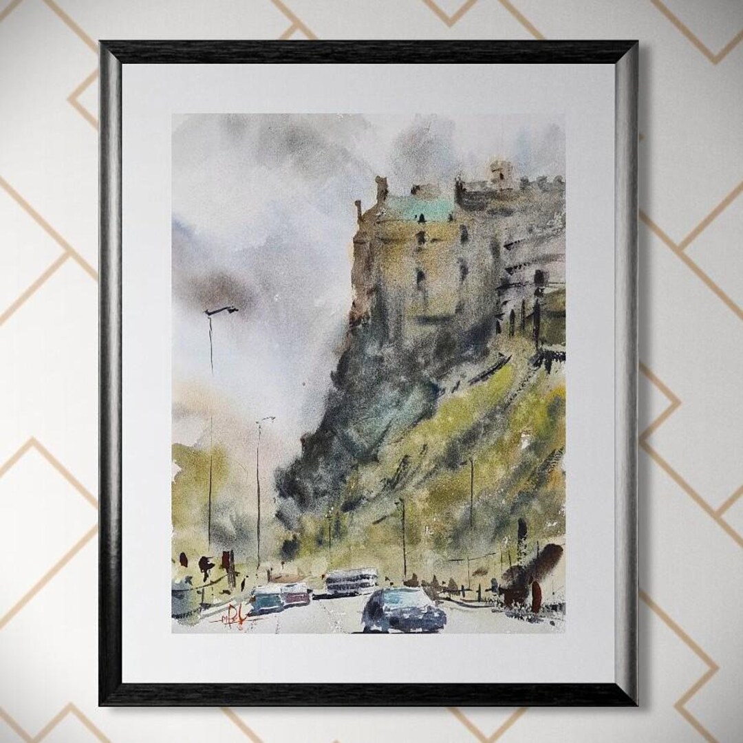 A3 Edinburgh Castle Street View – Limited Edition of 100 – Urban ...