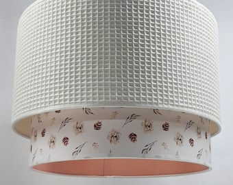 hanglamp babykamer kinderkamer babylamp kinderlamp beige roze