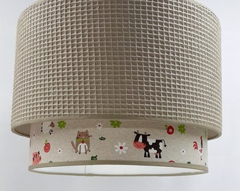 Lamp kinderkamer babykamer boerderij dieren