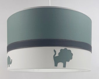 lamp kinderkamer of babykamer met jungle dieren