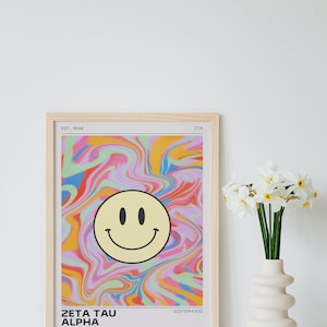 Zeta Tau Alpha Wall Art Sorority Digital Download - 1 Wall Print download