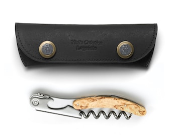 Naturalwood Laguiole Corkscrew Wine Opener Engraved - Laguiole France - French Made - Wine Key Bottle Opener - Personalized Wedding Gift