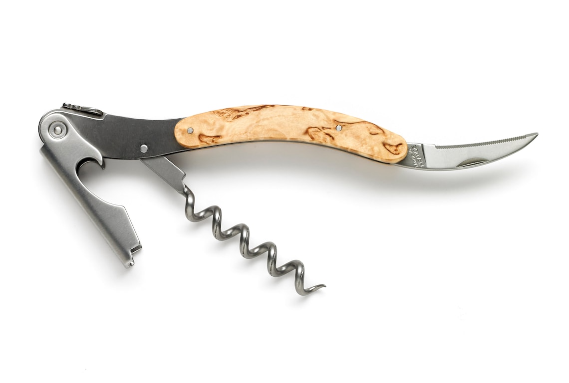 Naturalwood Laguiole Corkscrew Wine Opener Engraved Laguiole France French Made Wine Key Bottle