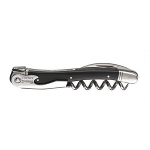 Chateau Laguiole (Ebony) - Corkscrew Wine Opener Engraved - Laguiole France - French Made - Wine Key Bottle Opener - Personalized